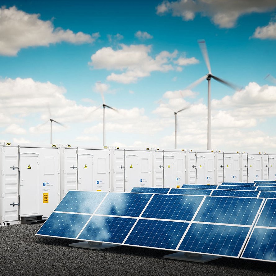 Photovoltaik- und Windparks